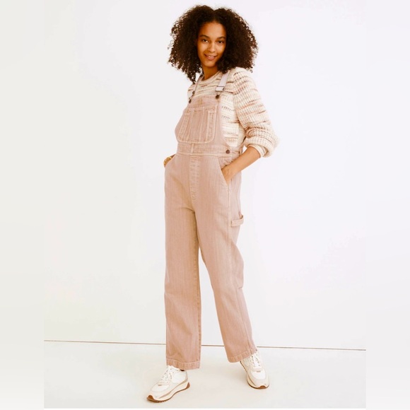 Madewell x Backdrop Studio Hours Garment-Dyed Overalls - Picture 2 of 5